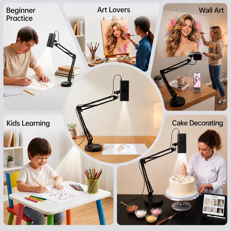 TraceMate 360 Smart Tracing Projector for Artists & Beginners
