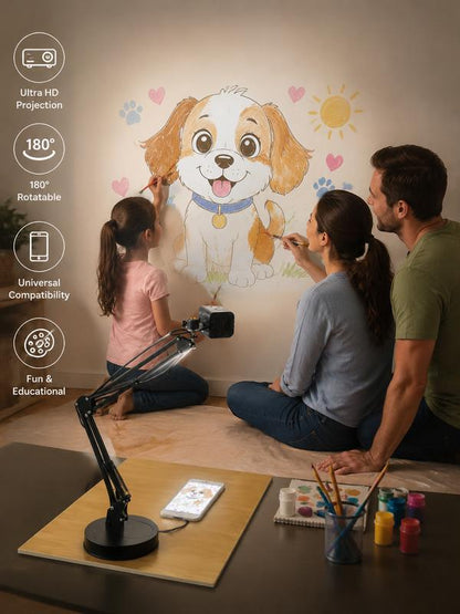 TraceMate 360 Smart Tracing Projector for Artists & Beginners