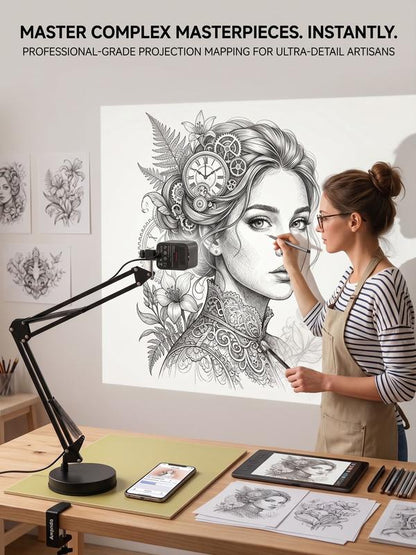 TraceMate 360 Smart Tracing Projector for Artists & Beginners
